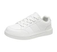 Allbestop Basket Cuir, Chaussure Orthopedique Femme Tennis Femme Sneakers Ouverte Chaussure Running Short Randonnée Chaussures Marche Ensemble Jogging, Sport Velo Route Confortable(Blanc,39)