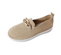 Allbestop Basket Cuir, Chaussures Orthopédiques Chaussures de Tennis de Table Femmes Sneakers Ouverte Chaussure Running Chaussure Randonnée Femme Marche Ensemble Jogging Femme Stylé, Sport(Kaki,37)