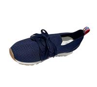 Allbestop Basket Cuir, Chaussures Orthopédiques Femme Chaussure Tennis de Table Sneakers Ouverte Chaussure Running Femme Chaussures Randonnée Basket Marche Jogging Fille, Sport Confort(Bleu,41)