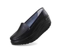 Allbestop Basket de Securite Femme, Chaussure Orthopédique Tennis Femme Basket Sneakers Running Chaussure Randonnee Marche Ensemble Jogging, Chaussures Sport Chaussures Plates pour Femmes(Noir,40)