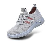Allbestop Basket de Securite Femme, Chaussures Femme Orthopédique Chaussures Tennis Sneakers Ouverte Chaussure Running Chaussure Randonnee de Marche Ensemble Jogging Stylé, Sport en Salle(Gris,38)