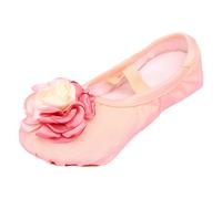 Allbestop Basket Fille Chaussures de Danse pour Filles avec Motif Fleuri Élégantes et Confortables pour Cours de Ballet et Loisirs(Beige,31)