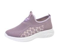 Allbestop Basket Plateforme Femme, Chaussures Orthopédiques Femme Short Tennis Basket Sneakers Running Shoes Chaussure Randonnée de Marche Jogging Large, Chaussures de Sport Chaussure(Violet,39)