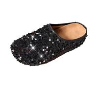 Allbestop Basket Running Femme Chaussures Décontractées À Paillettes Mocassins Plats Confortables Légers Faciles Enfiler Quotidien Femmes Printemps Été Automne Hiver Boucle Fermée Talon Bas Antiderapa