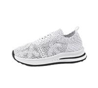 Allbestop Basket Securite Femme, Chaussures Orthopédique Femme Chaussure Tennis de Table Sneaker Zéro-Drop Basket Running Randonnée Marche Ensemble Jogging Stylé, Chaussure Sport Chaussures(Blanc,36)