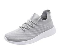 Allbestop Basket Slip on Femme, Chaussure Orthopedique Femme Chaussures de Tennis Basket Sneakers Running Short Randonnée Chaussures de Marche Ensemble Jogging, Chaussure Sport Fitness(Gris,39)