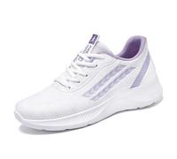 Allbestop Basket Slip on Femme, Chaussures Femme Orthopédique Chaussures de Tennis Sneakers Basket Running Chaussure Randonnee de Marche Ensemble Jogging, Mode et Sport pour Remonte(Blanc,36)