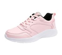 Allbestop Basket Slip on Femme, Chaussures Orthopédique Femme Tennis Confortable Basket Sneakers Chaussures de Running de Randonnée Marche Ensemble Jogging, Sport Minimalistes Femmes(Rose,39)