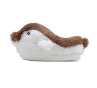 Allbestop Baskets Cher Mode Chaussons d'hiver confortables pour femmes, motif pingouin, entièrement fermés, pour plus de confort et de chaleur à l'intérieur Appartements Femmes Sandales (Café,41)