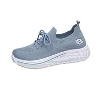 Allbestop Baskets Décontractées Ouvertes, Chaussure Orthopédique Femme Tennis Femme Confortable Sneakers Basket Running Chaussure Randonnée Chaussures Marche Jogging Fille, Chaussures Mode(Bleu,40)