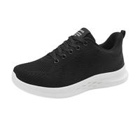Allbestop Baskets Décontractées Ouvertes, Chaussures Orthopédique Femme Tennis Chaussures Femme Barefoot Sneaker Basket Running Basket Randonnée de Marche Ensemble Jogging Stylé, de Sport en(Noir,37)