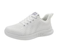 Allbestop Baskets Décontractées Ouvertes, Chaussures Orthopédique Femme Tennis Chaussures Femme Barefoot Sneaker Basket Running Basket Randonnée de Marche Ensemble Jogging Stylé, de Sport(Blanc,39)