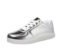 Allbestop Baskets Décontractées Ouvertes, Chaussures Orthopédiques Chaussure Tennis de Table Sneaker d'arts Martiaux Légers Basket Running Chaussure Randonnée Femme Basket Marche Femme(Argent,40)