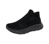 Allbestop Baskets Montantes Femme, Chaussures Orthopédique Femme Tennis Sneakers Ouverte Basket Running Chaussures Randonnée Marche Jogging Large, Sport Chaussure Remonte Chaussure(Noir,41)