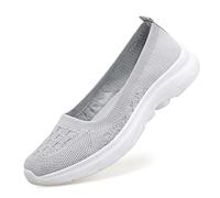 Allbestop Baskets Orthopédiques Femme, Chaussure Orthopedique Femme Chaussure Tennis de Table Barefoot Sneaker Chaussures de Running Basket Randonnée Chaussures Marche Jogging Fille, Sport(Gris,42)
