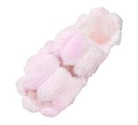 Allbestop Bottes Hautes pour Femmes Nouvelles Pantoufles à Double Barre pour Femmes, Pantoufles d'intérieur dégradées de Couleurs acidulées Sandales Talon Carré(Rose Clair,39)