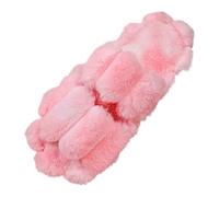 Allbestop Bottes Hautes pour Femmes Nouvelles Pantoufles à Double Barre pour Femmes, Pantoufles d'intérieur dégradées de Couleurs acidulées Sandales Talon Carré(Rouge pastèque,41)