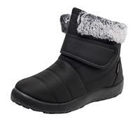 Allbestop Bottine Femme, Bottines à Lacets Femme Chaussures de Neige Décontractées Bottes Cuir à Lacets Bottines d'Hiver Bottes en Cuir Naturel pour Chaussure Remonte(Noir,39)