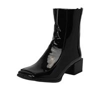 Allbestop Bottine Femme, Bottines Fourrées Femme Bottes Chelsea Boots Cowboy Basse Bottes de Neige Femmes Remonte Chaussure(Noir,41)
