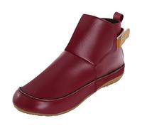 Allbestop Bottine Femme, Chelsea Bottines Botte Securite Chantier Women's Winter Snow Boots Imperméable Boots Neige Femme Sorel(Rouge,37)