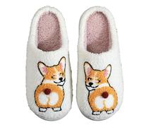 Allbestop Bottine Hiver dans Chaussures Et Chaussons d'intérieur Chauds, rembourrés et antidérapants Bottines Compensées pour Femmes(Blanc,37)