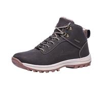 Allbestop Bottines Femme Cuir, Bottines Femme Hiver Femmes Bottes de Neige Bottes à Lacets Enfant d'Hiver Femmes Montantes à Lacets Sorel(Marron,41)