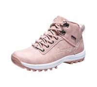 Allbestop Bottines Femme Cuir, Bottines Femme Hiver Femmes Bottes de Neige Bottes à Lacets Enfant d'Hiver Femmes Montantes à Lacets Sorel(Rose,39)