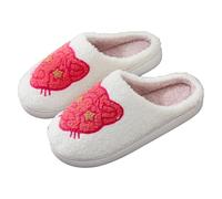 Allbestop Chaussettes Antidérapantes Femmes Yoga pour Couple, Motif Animal, Dessin animé, Grande Taille, Hiver Sandales Été Confortable (Blanc,37)