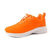 Allbestop Chaussure Basketball, Chaussures Orthopediques Femmes Chaussures Tennis Femme Urbanfit-Ultrakomfort Sneaker de Running Short Randonnée Femme de Marche Ensemble Jogging, Chaussure(Orange,37)