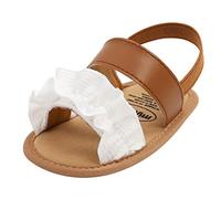 Allbestop Chaussure Bebe Garcon Chaussures Bébé d'Abord pour Les Chaussures d'Été Marche en Plein Air Enfant en Bas Âge Filles Filles Sandales Bébé Sandales Chaussure Bebe Garcon(Marron,21)