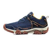 Allbestop Chaussure Femme Chaussures Décontractées À Talons en Denim Boucle sur Le Devant Bout Rond Polyvalentes pour Toutes Et Tendance Féminin(Bleu,39)