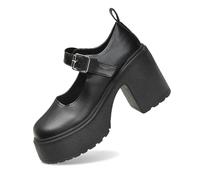 Allbestop Chaussure Orthopédique Femme Chaussures Décontractées pour Femmes en Cuir Souple avec Semelle Épaisse pour Un Élégant et Une Marche Confortable Toute la Journée(Noir,38)