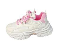 Allbestop Chaussures de Basket, Chaussure Orthopedique Femme Tennis d'Amortisseur Basket Sneakers Femme Running Chaussures Randonnée Chaussure Marche Jogging Fille, de Sport Fitness Salle(Rouge,35)