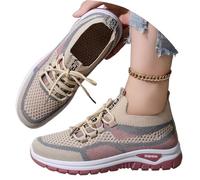 Allbestop Chaussures de Basket, Chaussures Femme Orthopédique Chaussure Tennis de Table Barefoot Sneaker Femme Running Chaussure Randonnee Marche Jogging Fille, Sport Rééducation(Rouge Brique,36)