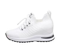 Allbestop Chaussures de Basket, Chaussures Orthopédiques Femme de Tennis Femme Sneaker Zéro-Drop Running Randonnée Chaussure Marche Ensemble Jogging Stylé, Chaussure Sport Boxe Confortable(Blanc,37)