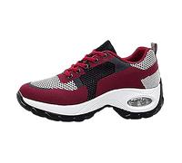 Allbestop Chaussures de Basketball, Chaussures Orthopédiques Tennis Femme Confortable Basket Sneakers Femme de Running Randonnée Basket Marche Jogging Fille, Chaussure Sport Boxe Femmes(Rouge,40)