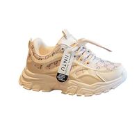 Allbestop Chaussures De Sport Tendance Toutes Saisons pour Enfants Garçons Et Filles, Fond Plat Et Épais,Respirantes Et Confortables Chaussettes Tube Enfant en Âge (White, 35 Big Kids)