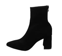 Allbestop Chaussures Femme, Bottines en Daim pour Femme Botte de Bouteille Chelsea Boots Damen Bottes de Neige Remonte Chaussure(Noir,37)