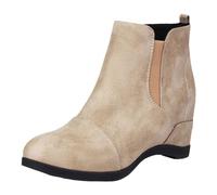 Allbestop Chaussures Femme Confort Chic, Chelsea Bottines Bottes Hiver Femme Women Boots Bottes Neige Chaussure Remonte(Beige,38)