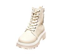 Allbestop Chaussures Femme Confort Chic, Femme Bottines Bottes Talon Plat Botte Mollet Tres Large Bottes de Neige Femmes Women Boots Garder Au Chaud(Blanc,37)