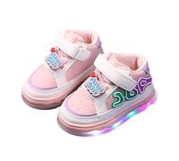 Allbestop Chaussures Garçon Fille Enfant Chaussettes en Cheville,Retro 4 Bottine Bebe Fille 1 Pas Cher Chaussette Enfant sans Couture Chaussures Reine des Boots Equitation(Rose,23)