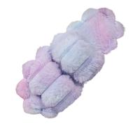 Allbestop Chaussures Plates Bout Pointu Pour Grande Largeur Nouvelles pantoufles à double barre pour femmes, pantoufles d'intérieur dégradées de couleurs acidulées Été Bottines Fourrées(Violet,43)