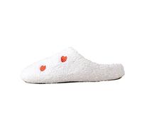 Allbestop Chaussures pour Femmes Talons Sexy Nouveau Style épais Bas étage antidérapant Couple Maison intérieur Pantoufles Maison Jolies Sandales pour Femmes Habillées(Blanc,35)