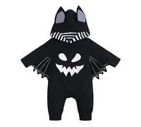 Allbestop Déguisement Halloween 18 Mois Garçon,Deguisement Chauve Souris Bebe Déguisement Halloween Bébé Jupe Bébé Noire 6 Mois Fille Bebe Deguisement Garcon Bebe Halloween De(noir,0-3 Months)