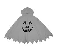 Allbestop Déguisement Halloween Gothique Combinaison Déguisement Halloween Enchanteresse Spectacle Fête Élégante Cour Costume Cosplay Médiéval Princesse Garçon Fille Sorcier(Grey,10-12 ans)