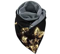 Allbestop Echarpe Femme Écharpe Chaud Rétro Automne Hiver,Tour De Cou Moto Foulard Tete De Mort Femme Poncho Laine Etole Femme Mariage Cou Moto Hiver Gants De Ski Femme(B,Taille unique)