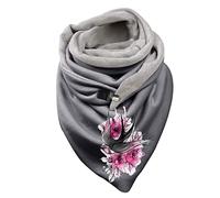 Allbestop Echarpe Femme Foulard De Cou Polaire,Écharpe Homme Hiver Foulard Chimio Femme Echarpe Laine Femme Foulard Rouge Femme Tour De Cou Chauffant Gants De Chasse(I,Taille unique)