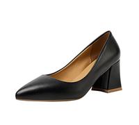 Allbestop Escarpins Femme Femelle Pompes Nues Bouche Peu Profonde,Ballerines Femme Petit Talon Chaussure Femme Bottines Talon Femme Soirée Sandale Plateforme Femme Slides Femm(Le Noir,39)