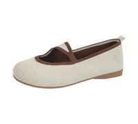 Allbestop Espadrilles Femme Chaussures Décontractées Féminines Pour Un Usage Quotidien Design Découpé Élégant À Enfiler Confort Optimal Tenue Décontractée Toute Saison Parfaite Pour Les Casual(Beige,3
