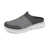 Allbestop Espadrilles Femme Chaussures Décontractées Femmes Printemps Été Talon Bas Bouche Peu Profonde Semelle Souple Couleur Unie Confortable Fond Plat(Grey,46)
